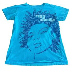 Center for Civil & Human Rights Womens Find Inspiration Inside Blue Tee-Medium